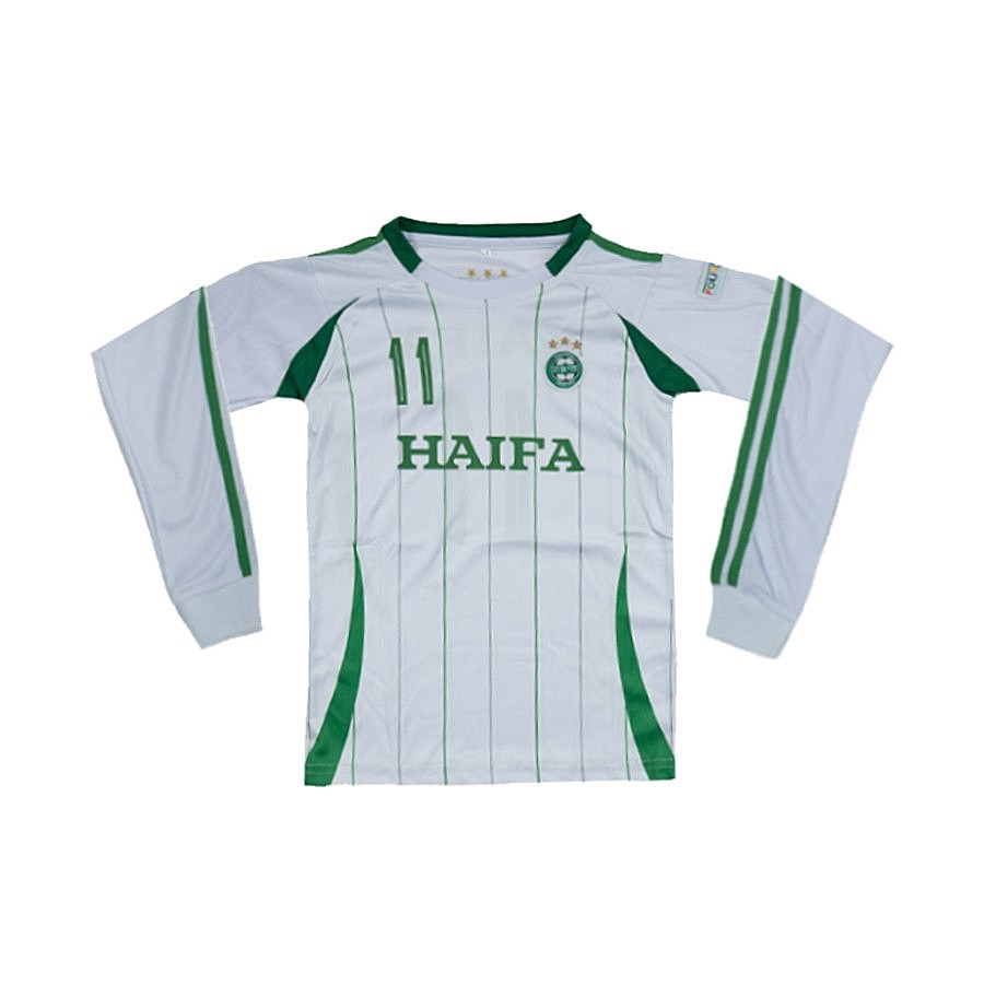 חולצה ארוכה חיפה לבנה