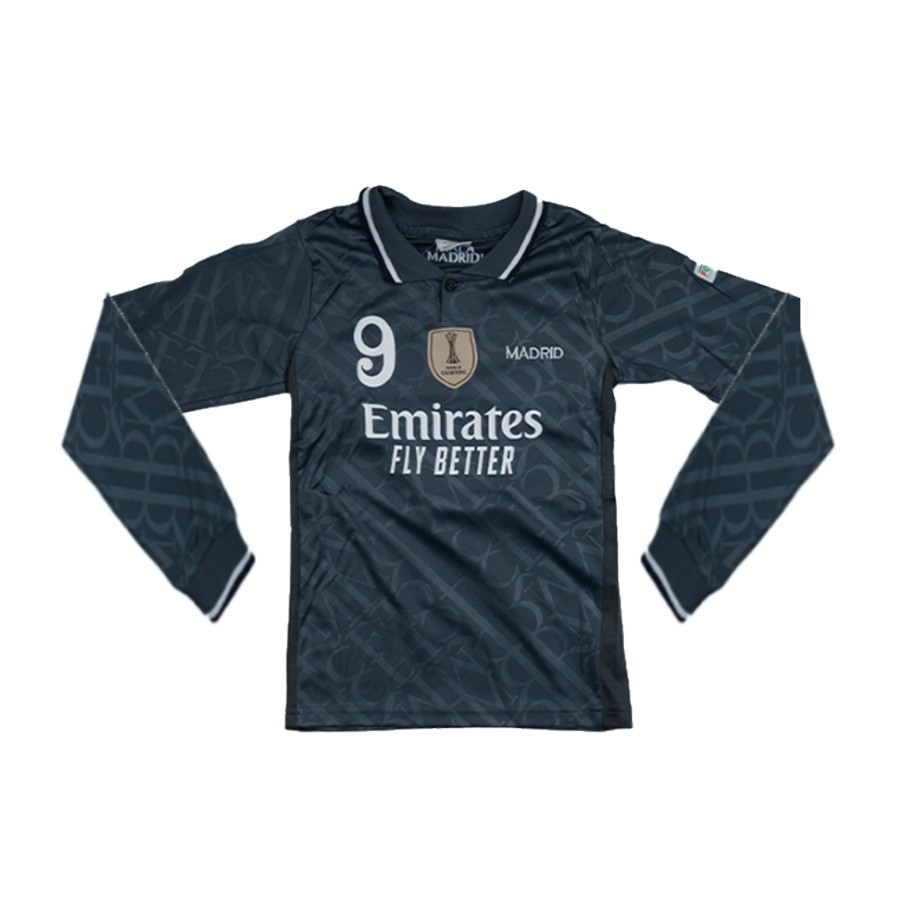 חולצה ארוכה מדריד - שחור - אמבפה