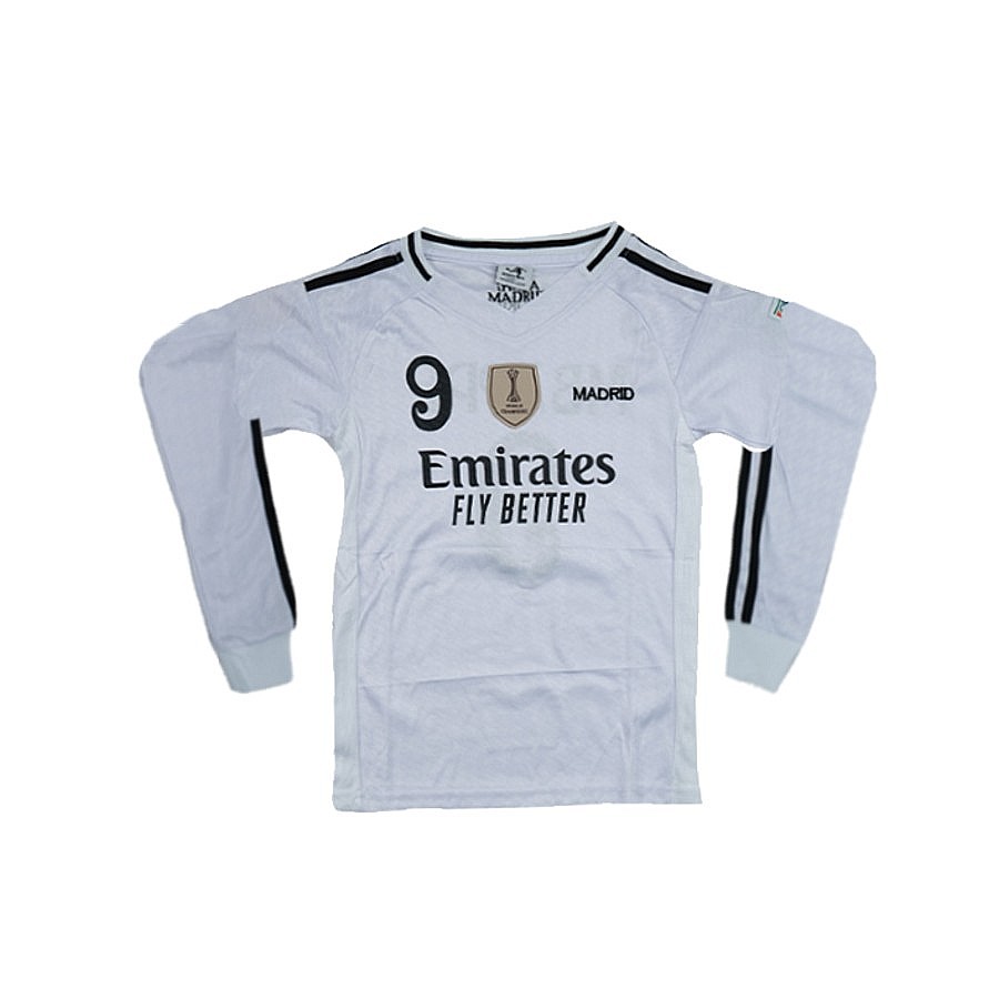 חולצה ארוכה מדריד - לבן - אמבפה