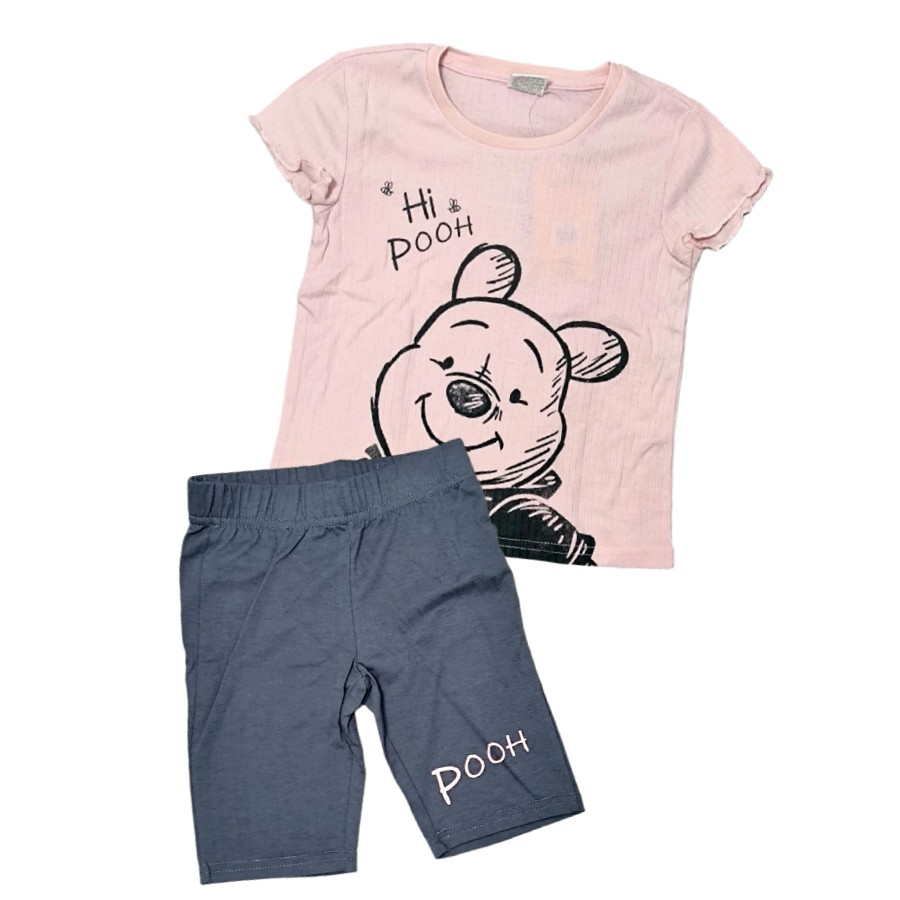 חליפת גן בנות קצרה פו הדוב